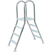 Для напівзаглиблених басейнів