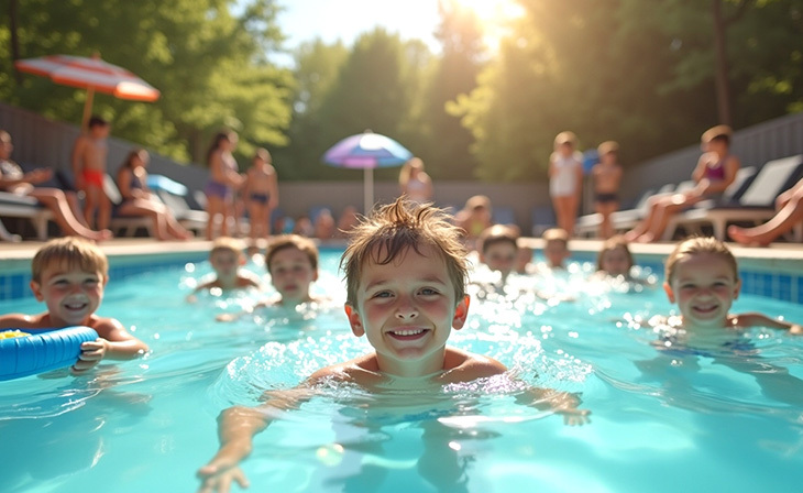 чи можна купатися в басейні за увімкненого насоса і фільтра