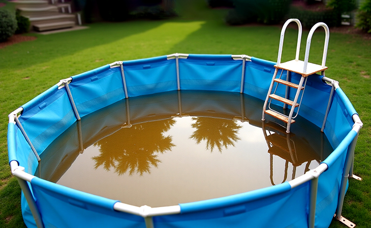 Ржава вода в басейні