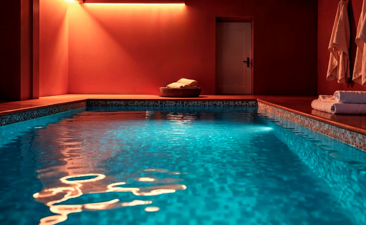 Освещение бассейна