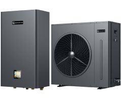 Инверторный тепловой насос для дома Aquaviva Plus 6 (5.88 кВт), циркуляционный насос + трехходовой клапан