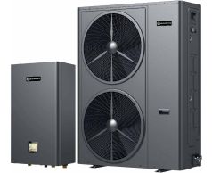 Інверторний тепловий насос для дому Aquaviva Plus 16 (15.57 кВт), циркуляційний насос + триходовий клапан