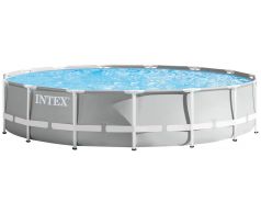 Каркасный бассейн Intex 26724 (457х107 см) с картриджным фильтром, лестницей и тентом