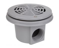 Злив донний Hayward 3253LGPAK2 2 "під лайнер (компл. 2 шт), світло-сірий