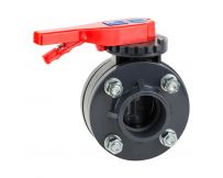 Кран метелик ПВХ Era з фланцями