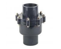 Зворотний клапан ПВХ Era, d110 мм з внутрішньою різьбою 4"