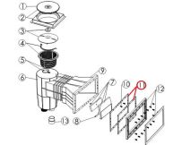 Прокладка Emaux фланця скімера EM0140 (під лайнер)