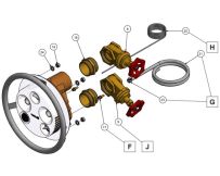 Комплект обв'язки протитечії Pahlen Jet Swim 2000, під збірний каркас