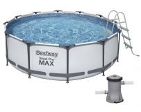 Каркасный бассейн Bestway 56418 (366х100 см) с картриджным фильтром и лестницей