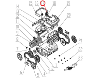 Комплект кнопок до пилососа Wybotics WY200, (Button kit №17/WY200)