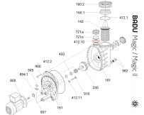 Уплотнительное кольцо соединительной муфты насоса Speck BADU PICCO ІІ/MAGIC (292.0141.252)