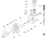 Крильчатка насоса Speck BADU MAGIC ІІ/6 (292.1623.002)