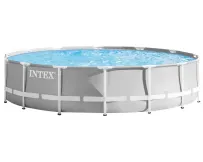 Каркасный бассейн Intex 26726 Premium (457х122 см) с картриджным фильтром, лестницей и тентом