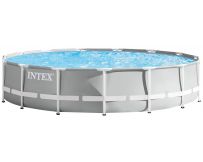 Каркасный бассейн Intex 26724 (457х107 см) с картриджным фильтром, лестницей и тентом