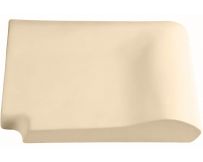 Кутовий копінговий камінь Aquazone зовнішній, 250x300x50-25 мм (бежевий)