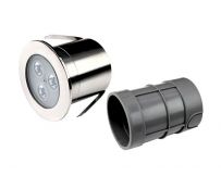 Прожектор светодиодный Aquaviva HJ-RC-SS75, 3LED 3 Вт NW, с закладной