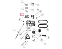 Ліва бічна кришка з гвинтами для робота-пилососа Fairland X30-X80 (2020010100060)