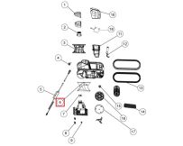 Права бічна кришка з гвинтами для робота-пилососа Fairland X30-X80 (2020010100061)