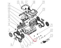 Корпус до пилососа Wybotics WY200 (No 1 S.WYBOTS1.20.002)