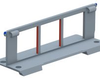 Кронштейн кришки фільтра з гвинтами для робота-пилососа Fairland X30-X80 (2020010100125)