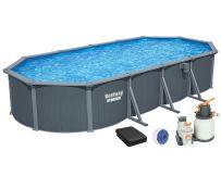 Сборный бассейн Bestway Hydrium 561CW (732х366х132 см) с песочным фильтром, лестницей и тентом