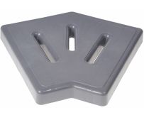 Кутовий елемент Aquaviva KP HKE24-G для переливної решітки 45° 195х25 мм