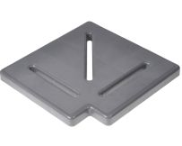 Угловой элемент Aquaviva KP HKE27-G для переливной решетки 90° 245×25 мм