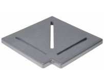 Угловой элемент Aquaviva KP HKE28-G для переливной решетки 90° 295×25 мм