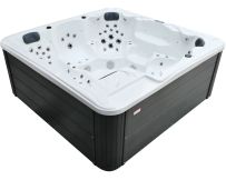 СПА-басейн Aquajoy Borneo (230х230х96 см), Сріблясто-білий мармур