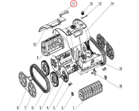 Ручка фіксатора до пилососа Aquajoy Cyclone C1 Pro (S.3172.21.013)