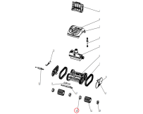 Шестерня 2 для валика для робота-пилососа Wybotics C1 (S.3172.08.007)