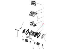 Кришка малого колеса для робота-пилососа Wybotics C1/C1 Pro (S.OS7010.15.A.002)