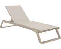 Шезлонг Aquajoy Tropic, серо-коричневый