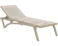 Шезлонг Aquajoy Pacific, серо-коричневый