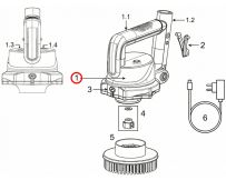 Блок мотора с аккумулятором Kokido SCRUBBY