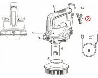 Крепление V-образное (клипса) Kokido SCRUBBY