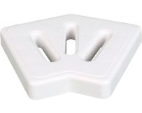 Угловой элемент Aquaviva KP HKE22 для переливной решетки 45° 145×25 мм