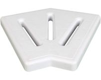 Угловой элемент Aquaviva KP HKE26 для переливной решетки 45° 245х22 мм