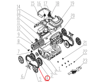 Ремінь до пилососа Wybotics WY200, (Belt №4/WY200)