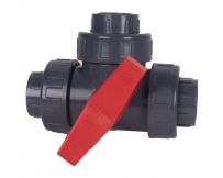 Кран кульовий триходовий ERA, d25 мм