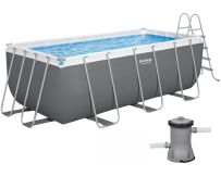 Каркасный бассейн Bestway 56456 (412х201х122 см) с картриджным фильтром и лестницей