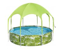 Дитячий каркасний басейн Bestway 56432 (244х51 см) з тентом