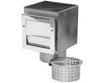 Скімер Aquaviva Standart AISI 304 (250х250 мм), квадратна кришка