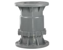 Зворотний клапан ПВХ ERA, поворотний, d150 мм