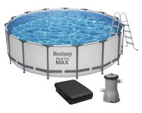Каркасный бассейн Bestway 56438 (457х122 см) с картриджным фильтром и лестницей