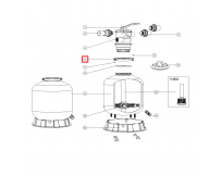 Затискний хомут (89010101) фільтра Emaux серії P