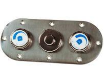 Панель управління Fitstar 8703021 (1 п'єзоперемикач, 2 регулятори повітря), для солоної води