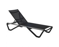 Шезлонг Aquaviva Wave чорний