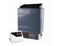 Электрокаменка Amazon AM90MI 9 кВт с выносным пультом CON4 (краш. металл)