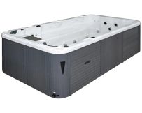 Плавальний СПА-басейн Passion Spas Aquatic 1 Eco (400x228x126 см), Сріблясто-білий